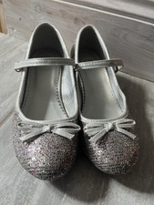 Girls maryjane silver for sale  KING'S LYNN