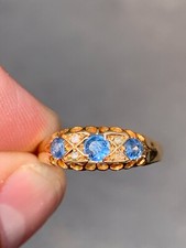 antique sapphire rings for sale  BRIGHTON
