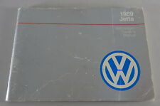 Owner´s Manual / Handbook VW Golf Jetta 2/II US-Modell from 06/1988 comprar usado  Enviando para Brazil