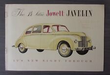 Jowett javelin litre for sale  BENFLEET