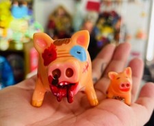 Coleção limitada de bonecos Sofubi Dehara Toys Tosakenta Pig versão laranja comprar usado  Enviando para Brazil