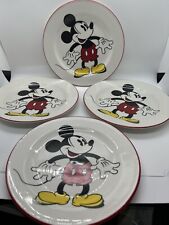 4 pratos Disney Mickey Plate & Co Gibson Gabbay Mouse colecionáveis 8" jantar salada comprar usado  Enviando para Brazil