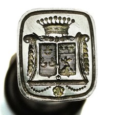Sceau cachet argent d'occasion  Lyon VI
