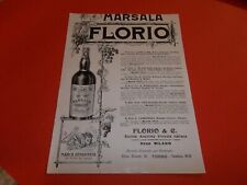 Pubblicita 1908 marsala usato  Roma