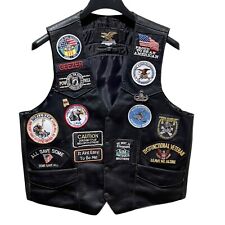 Leather biker vest for sale  Dothan