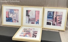 Grouping framed abstract for sale  Columbus
