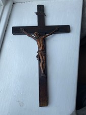 Antique carved crucifix for sale  KNARESBOROUGH