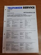 Telefunken service manual usato  San Giuliano di Puglia