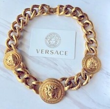 Versace medusa chain for sale  Fresno