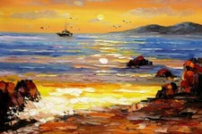 Surfez mer 60x90cm d'occasion  Toulon-
