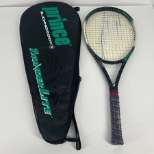 Raquete de tênis Prince Thunder Lite corpo longo com capa tamanho grande preto verde comprar usado Raquete de tênis Prince Thunder Lite corpo longo com capa tamanho grande preto verde comprar usado  Enviando para Brazil