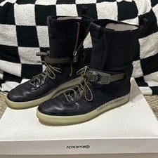 Tamanho 12 - Sigla x NikeLab Air Force Downtown 1 SP High Black Olive comprar usado  Enviando para Brazil
