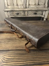 Vintage leather suitcase for sale  Macon