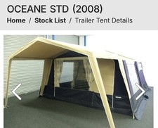 Trigano oceane trailer for sale  BARNET