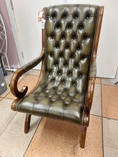 leather slipper chair for sale  WOLVERHAMPTON