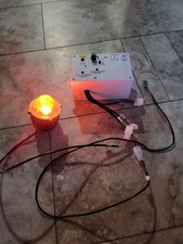 Usado, Caixa de som Anamatronics Halloween com luz de fogo estroboscópica e Talking Deamon funciona comprar usado  Enviando para Brazil