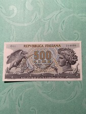 500 lire testa usato  Italia
