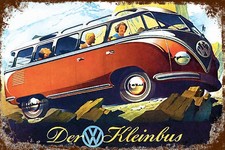 Retro blechschild volkswagen gebraucht kaufen  Lohmar