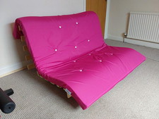 Triple futon sofa for sale  BUXTON