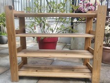 Wooden shoe rack for sale  LONDON