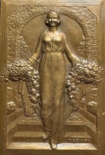 Médaille art nouveau d'occasion  Fontainebleau
