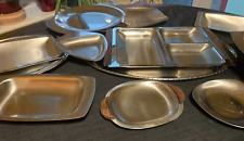 Vintage stainless plates for sale  NORWICH