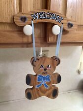 Wooden hanging teddy for sale  Kenilworth