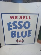 Metal esso blue for sale  STOKE-ON-TRENT