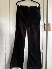 velvet flared trousers for sale  CROWBOROUGH