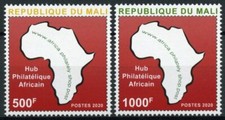 Usado, Selos da Filatelia do Mali 2020 MNH cubo filatélico africano mapas geografia conjunto 2v comprar usado  Enviando para Brazil