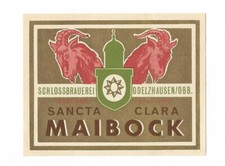 Bieretikett sancta clara gebraucht kaufen  Prösen