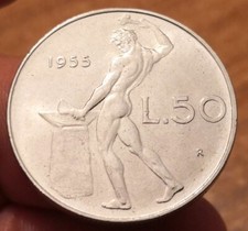 Moneta lire 1955 usato  Olbia