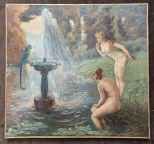 Rare huile toile d'occasion  Angoulême