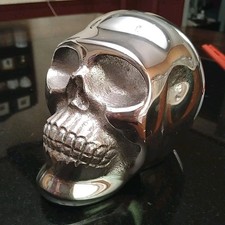 Silver steel skull for sale  Guilford