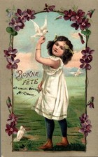 Carte postale enfant d'occasion  La Côte-Saint-André