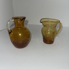 Antique amber crackle for sale  Glen Allen