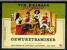 Etiquette vin alsace d'occasion  Dijon