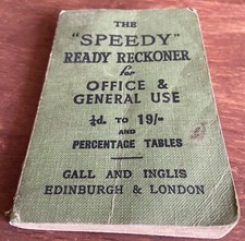Speedy ready reckoner for sale  CRANBROOK