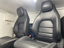Mercedes black leather for sale  BELLSHILL