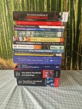 X14 crime criminology for sale  PUDSEY