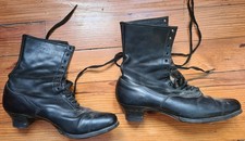 Paire bottines cuir d'occasion  France