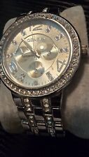 Silver geneva chronograph for sale  LONDON