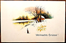 Antike weihnachtskarte kolorie gebraucht kaufen  Monheim