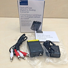 Usado, Adaptador conversor de áudio digital para analógico coaxial óptico Insignia para receptores comprar usado  Enviando para Brazil