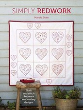 Simply redwork quilt for sale  ROSSENDALE