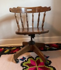 Antique oak swivel for sale  Robstown