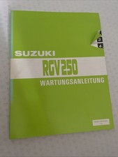 Suzuki rgv250 wartungsanleitun gebraucht kaufen  Baden-Baden