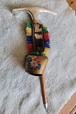 Alça decorada vintage Suíça sino pintado à mão sino de vaca, suporte para picareta comprar usado  Enviando para Brazil