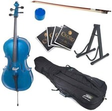 Violoncelo Cecilio - Instrumento musical para crianças e adultos - Kit de violoncelos, tamanho completo azul comprar usado  Enviando para Brazil