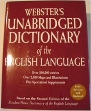 Webster unabridged dictionary for sale  Philadelphia